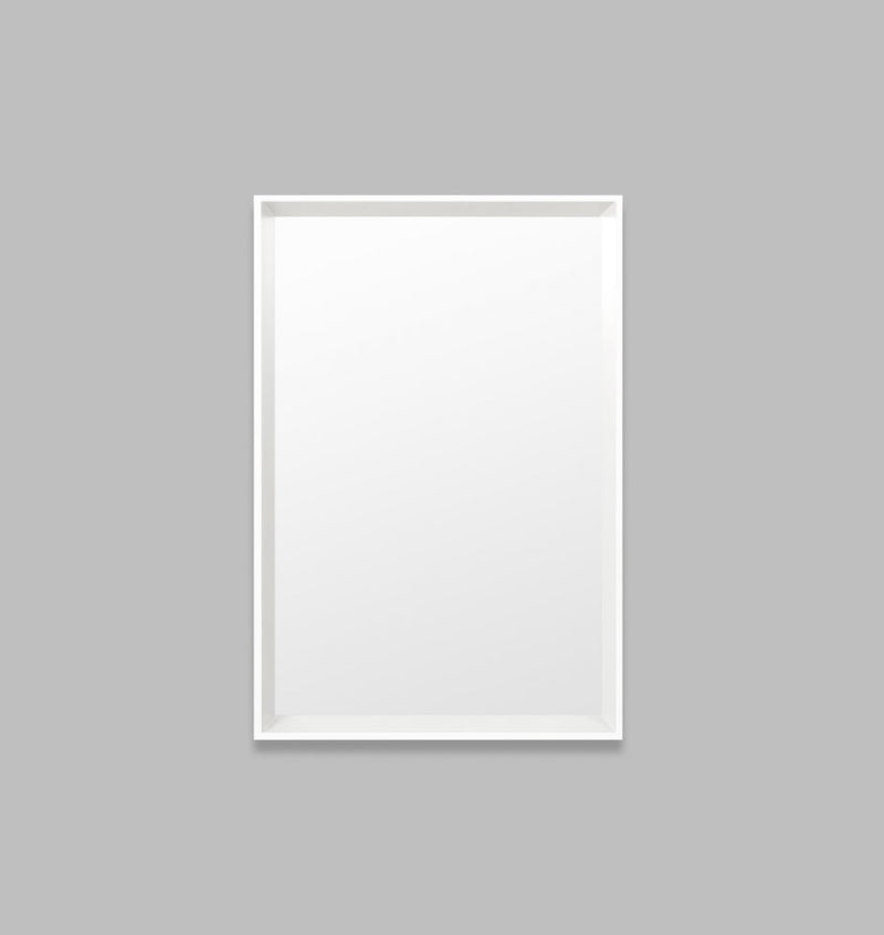 Austen Bright White Mirror | Print Decor Malvern
