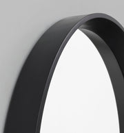 Round Black Mirror | Print Decor
