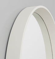 Round White Mirror | Detail | Print Decor