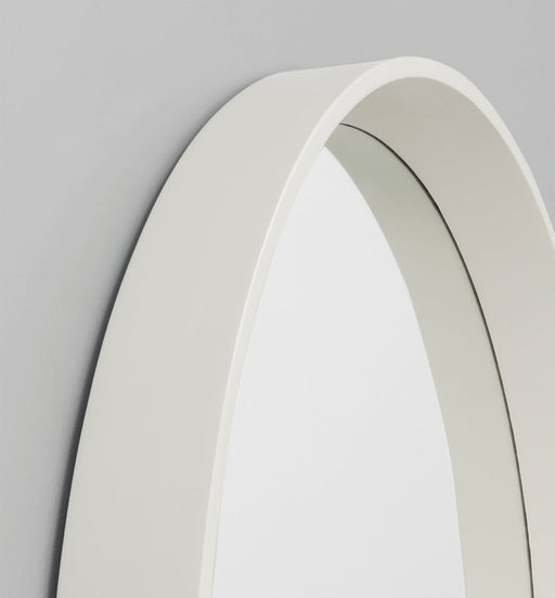 Round White Mirror | Detail | Print Decor