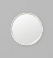 Round White Mirror | Detail | Print Decor
