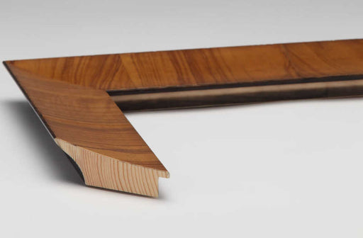 Olive Veneer Natural Timber | Print Decor | Side View