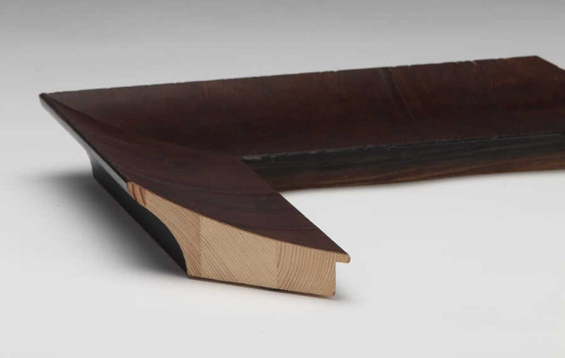  Olive Veneer Timber | Print Decor | Side View
