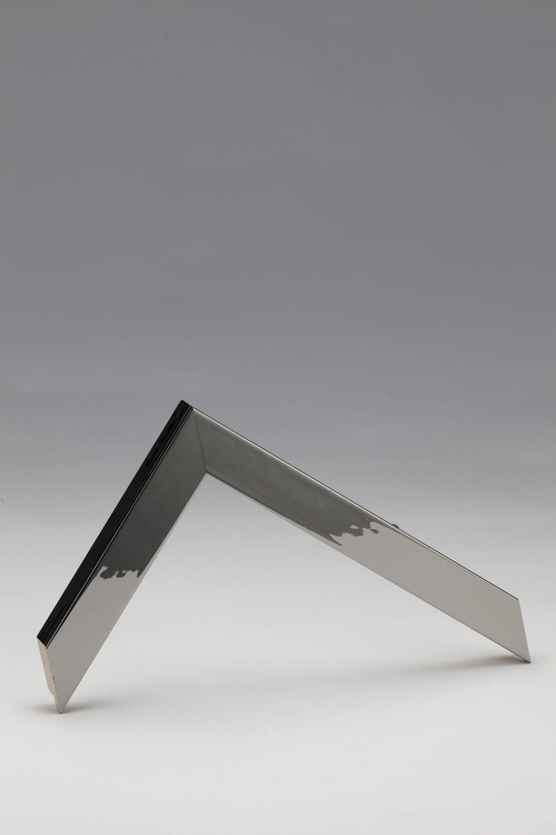 Mirror | Chrome Frame | Print Decor