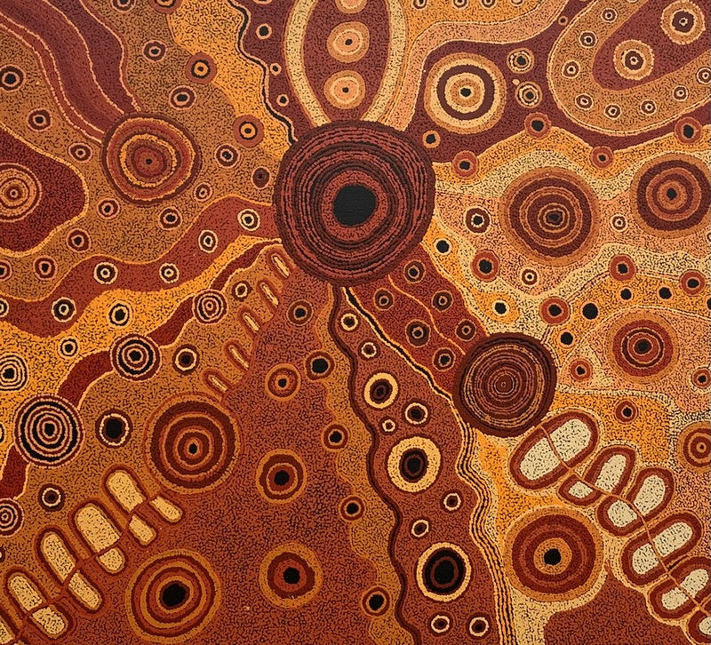 Untitled Work by Maringka Tunkin a Pitjantjatjara artist from Central Australia