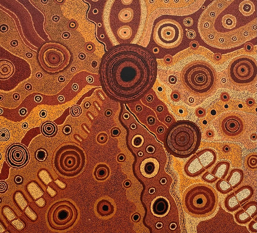 Untitled Work by Maringka Tunkin a Pitjantjatjara artist from Central Australia