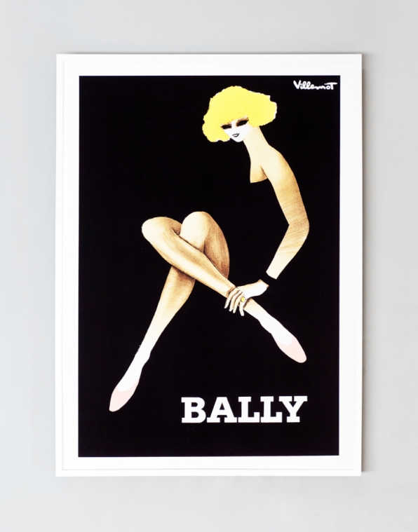 Print Decor | Bally Black Dress | White Frame