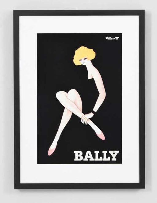 Print Decor | Bally Black Dress | Small Print | Black Frame