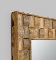 Bask Weave Mirror | Print Decor | Detail