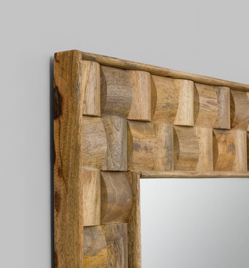 Bask Weave Mirror | Print Decor | Detail