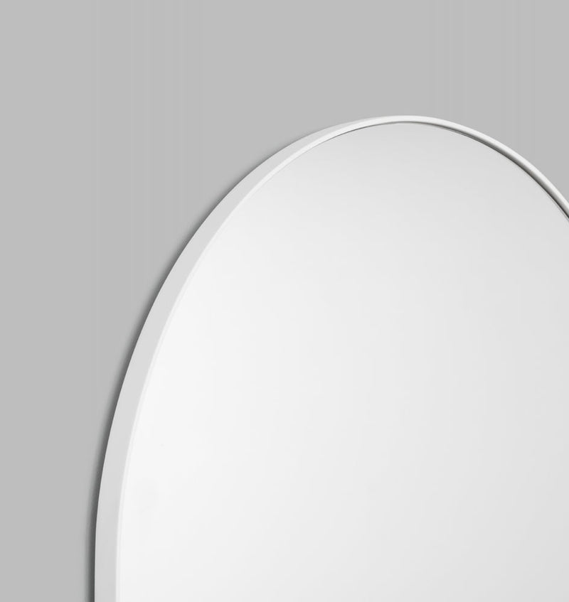 Clearance Stock Arched Floor Leaner Mirror Bjorn - Silver
