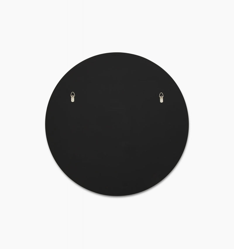 Modern Round Mirror | Bjorn Black  | Back