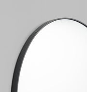 Modern Circular Mirror | 100cm Black | Print Decor 