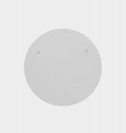 Bjorn Round Dove Mirror