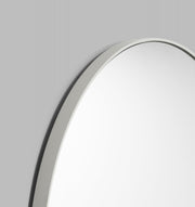 Modern Round Mirror | Bjorn | Dove Grey, detail