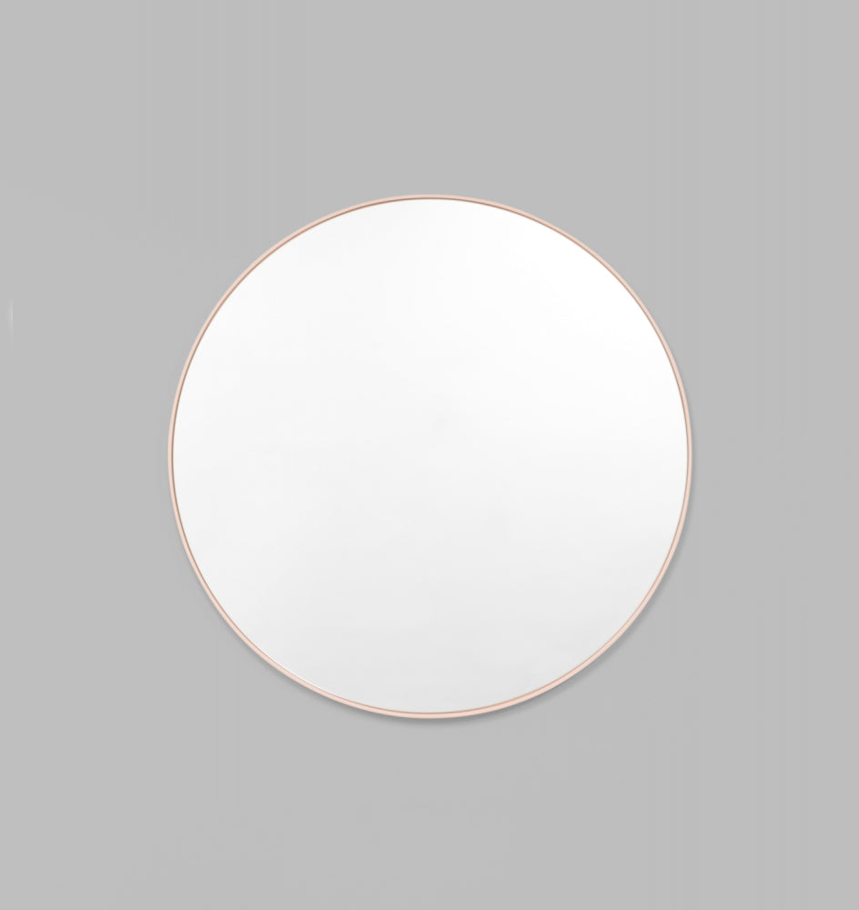 Clearance Stock | Round Mirror Bjorn 80 cm | Powder — Print Decor Australia