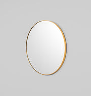 Bjorn Round Brass Mirror