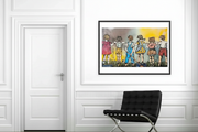 Black Woodgrain Frame In-Situ