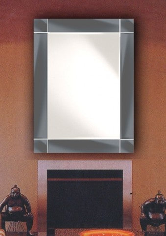 St Kilda Frameless Mirror (mnblk)