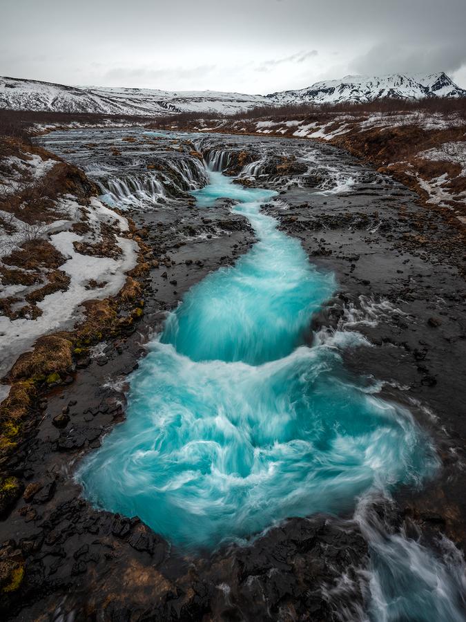 Bruarfoss by Nick Psomiadis