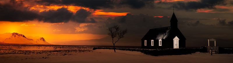 Budir Black Church | Panoramic Format | by Nick Psomiadis