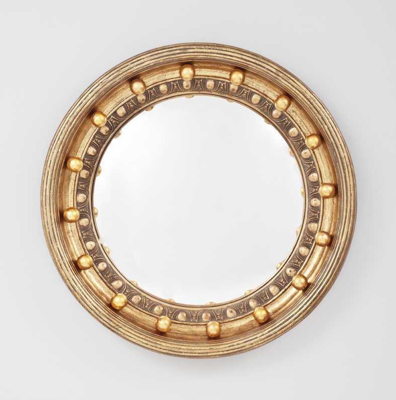 Print Decor | Convex Gold Mirror