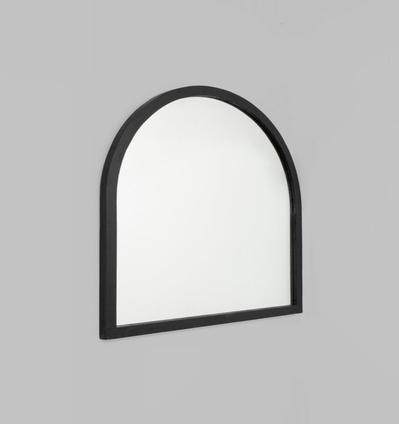 Cove Arch Mirror | Black | Print Decor