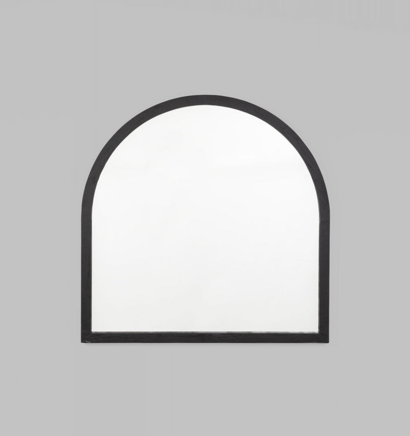 Cove Arch Mirror | Black | Print Decor