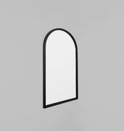 Cove Arch Leaner Mirror | Black | Print Decor