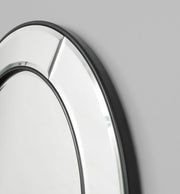 Quattro Round Mirror, detail | Print Decor