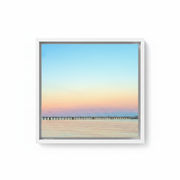 Dromana in Ultra-Thin White Floater Frame