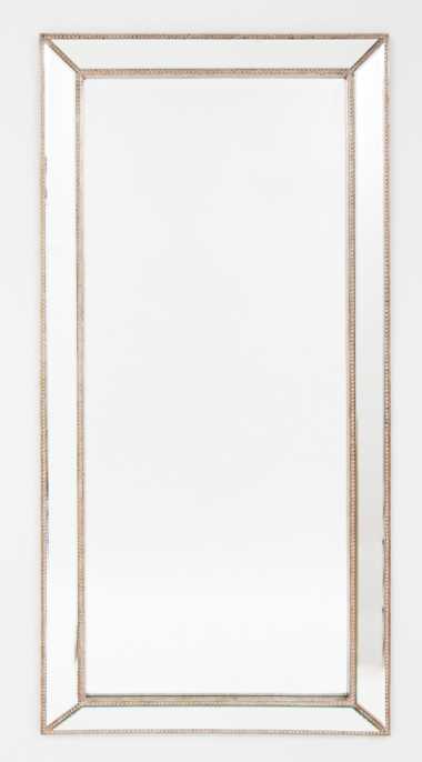 Print Decor Reverse Beaded Angle Mirror