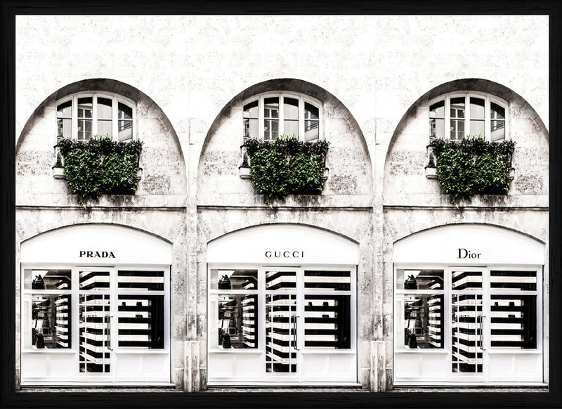 Fashion stores | Framed Print
