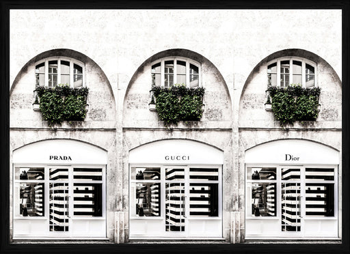 Fashion stores | Framed Print