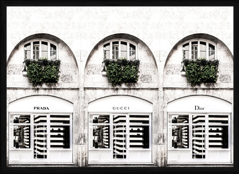 Fashion Stores | Framed Canvas