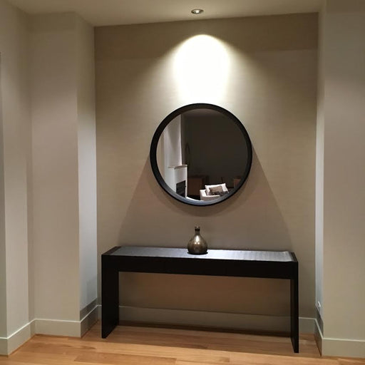 Modern Black Round Mirror | Print Decor, Melbourne