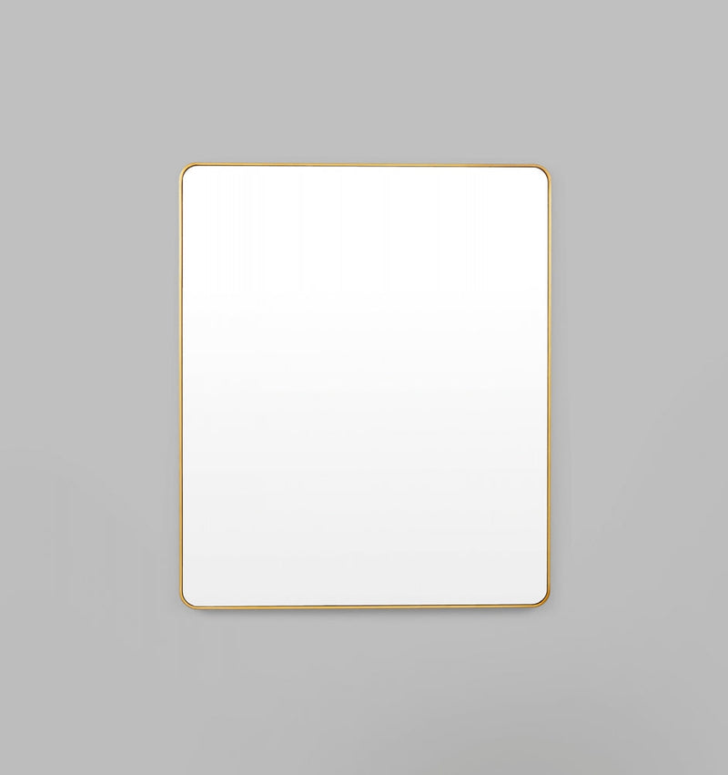 Errol Rectangle Curved | Brass