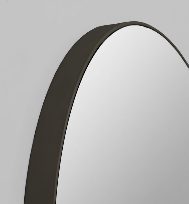 Print Decor | Modern Circular Mirror | Black | Detail