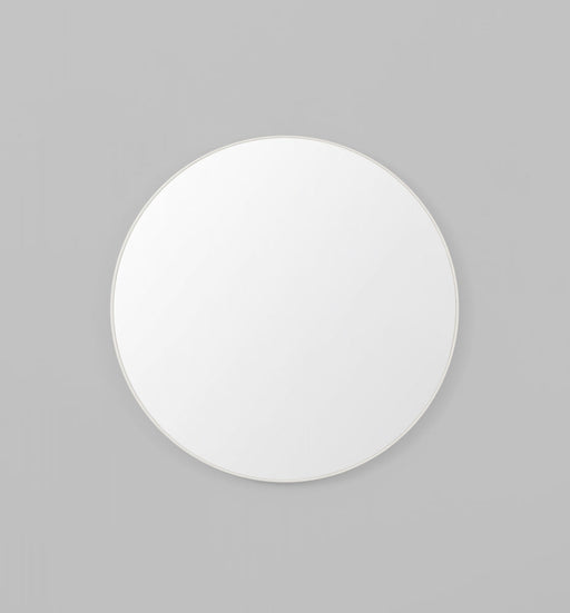 Modern Circular Mirror | White | Print Decor 