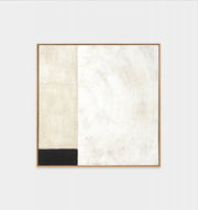 Formation Black 1 Framed Canvas 