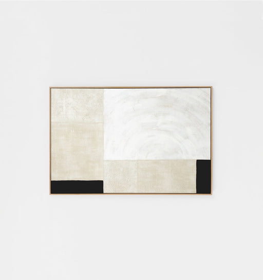 Formation Black Landscape | Framed Canvas