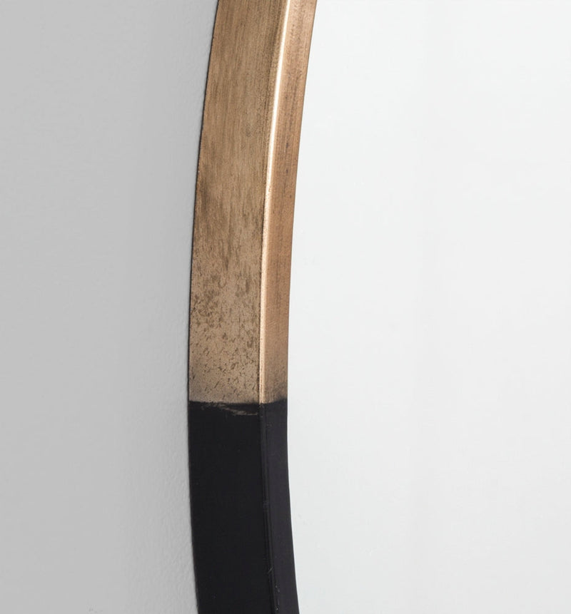 Clearance Stock Brass and Black Mirror 110 cm