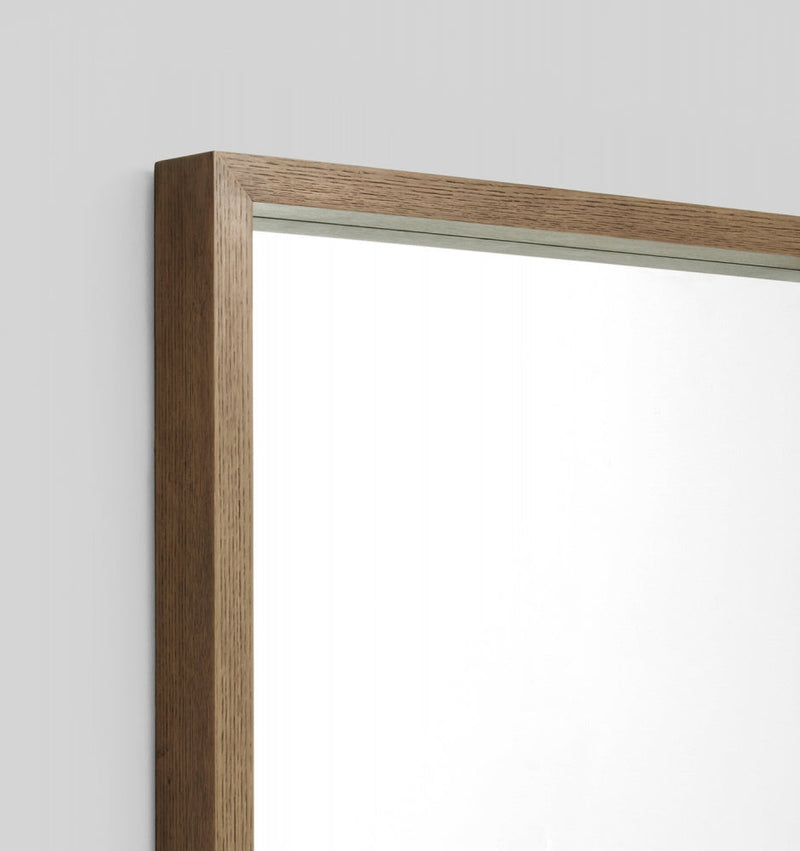 Hazel Wood Leaner Mirror