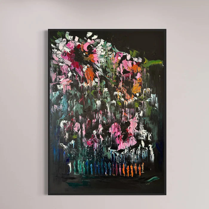 Sanctifying the Moon | Original Painting by Sossy Kinderman