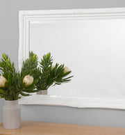 Print Decor Princess Gloss White Mirror, in situ