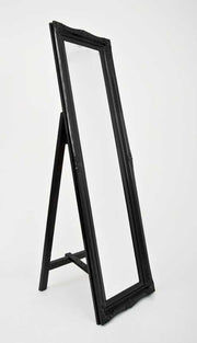 Princess Black Gloss Mirror Print Decor