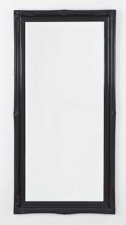 Princess Black Gloss Mirror Print Decor