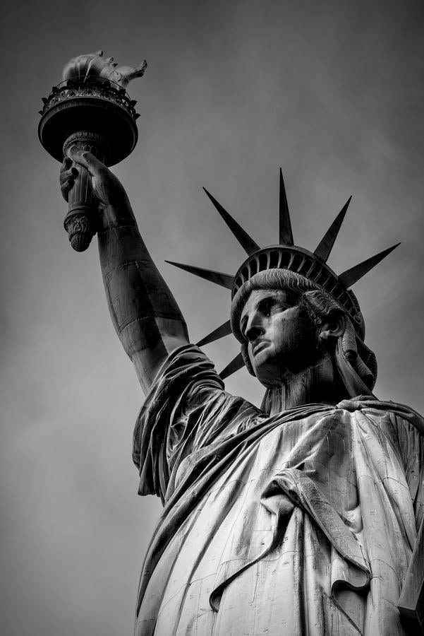 Lady Liberty in Monochrome by Nick Psomiadis