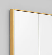 Loft Brass Mirror | Frame close up 