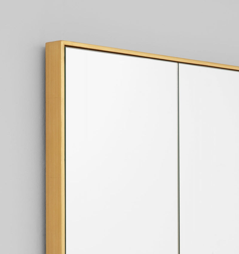 Loft Brass Mirror | Frame close up 